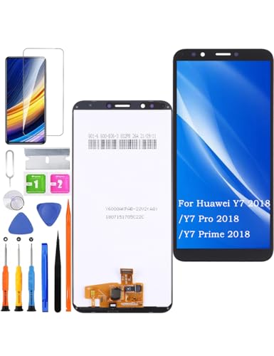 Display Di Ricambio Per Huawei Y7 2018 / Y7 Pro 2018 Lcd Schermo, Per Huawei Y7 Prime 2018 Display Touch Digitizer Assembly Kit Parti Di Riparazione