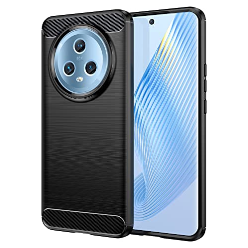 Tingyr Cover Per Honor Magic 5 Pro, Ultra Sottile Di Gomma, Ottima Cover Antiurto Tpu Flessibile, Custodia Case Per Honor Magic 5 Pro Smartphone.(Nero