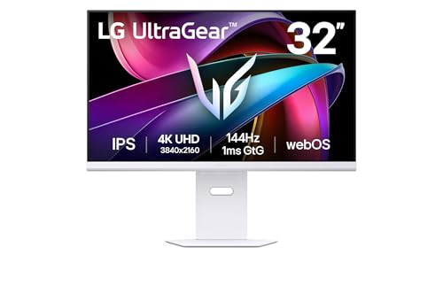 Lg, 32 Pollici, Ultragear 4K Uhd, 80 Cm, 16:9, Super Resolution, 3840 X 2160, 144 Hz, 1Ms, Hdr10, Amd Freesync, Dci-P3 95%, Displayhdr 400, 32G810Sa-W