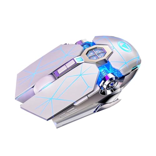 Fuhjythy Mouse Da Gioco Professionale Cablato 6 Pulsanti 3200 Dpi Led Mouse Da Gioco Ottico Per Pc Portatile -B