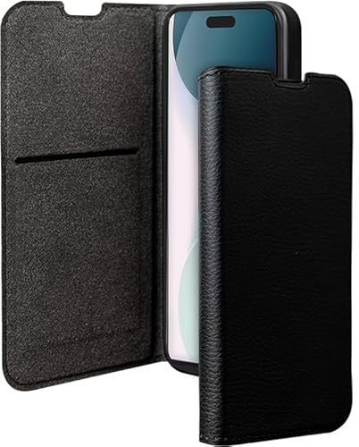 Folio Iphone 16 Pro Wallet Funzione Stand Nero - Certificato Grs Bigben