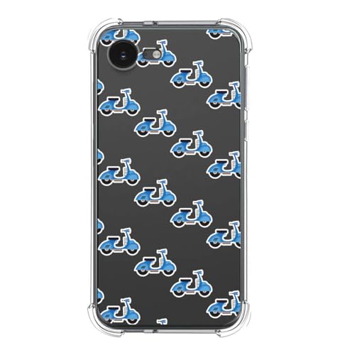 Tumundosmartphone Cover In Silicone Antiurto Per Iphone 16E (6.1) Design Scooter Disegni