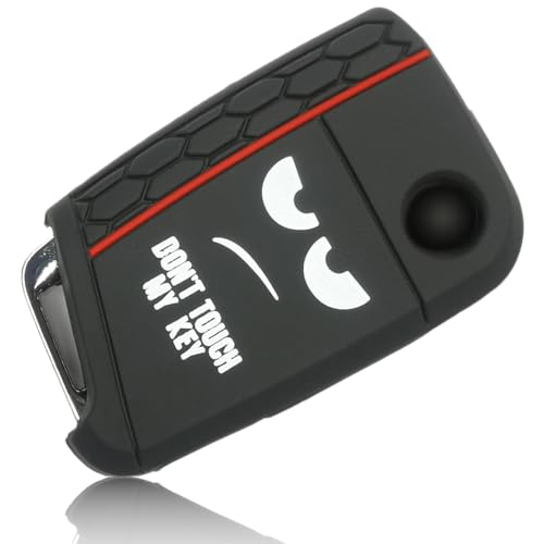 Foamo Custodia Per Chiave Auto, Compatibile Con Vw Golf 7, Seat, Skoda, In Silicone, Per Chiavi Dell'Auto Don'T Touch My Key