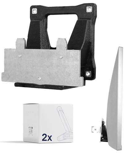 3Idee Adattatore Vesa Compatibile Con Samsung Monitor (S39C, C24T550, C27T550, C32T550, S27C390, S27C392, S32C390 E Più), Adattatore Per Monitor 75 X