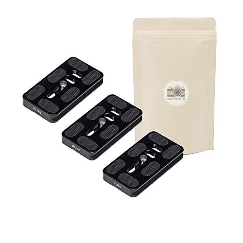 3X Pu-70 Piastra Di Treppiede Tipo Arca Swiss Standard 70Mm Pu70 - Piastra A Sgancio Rapido Db Qr04 Benro Gitzo Induro B0 B1 B2 J1 N1