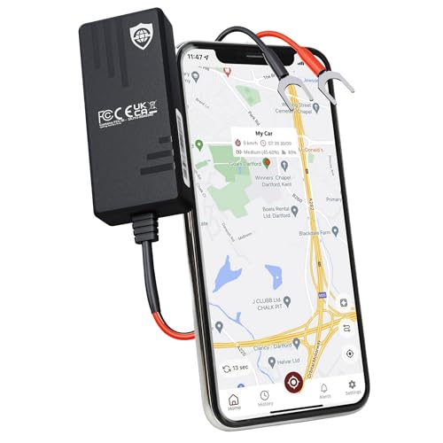 Safetag Volt 4G - Localizzatore Gps Per Auto, Furgoni E Altri Veicoli Con Allarmi Multipli, Con App, Prova Gratuita Di 7 Giorni, Tracciamento Gps In T