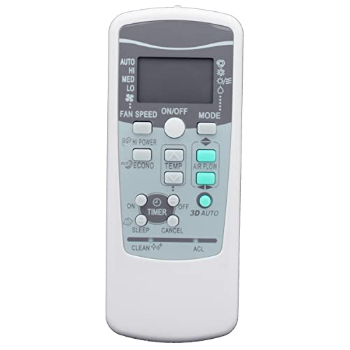 Telecomando Di Ricambio Rkx502A001 Per Condizionatore D'Aria Mitsubishi Compatibile Anche Con Rkx502A001B Rkx502A001C Rkx502A001F Rkx502A001G Rkx502A0