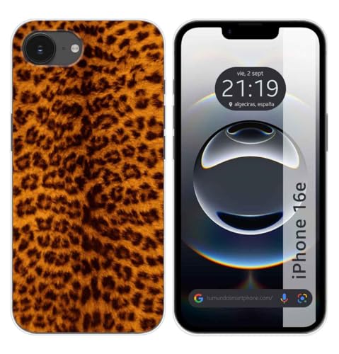 Tumundosmartphone Custodia In Silicone Per Iphone 16E (6.1) Motivo Animale 03 Disegni