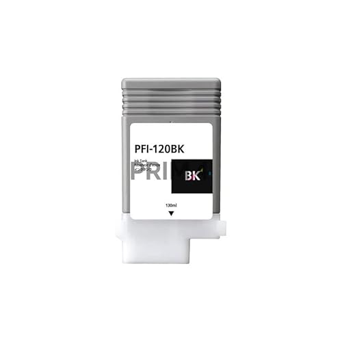 Prima4 - Pfi120 Nero 130Ml 2885C001 Cartuccia Compatibile Con Plotter Canon Imageprograf Tm-200, Tm-300