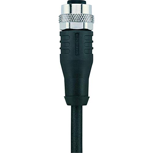 Escha 8046229 Sensor-/Aktor-Steckverbinder, Konfektioniert M12 Buchse, Gerade 2.00M Polzahl Sensoren