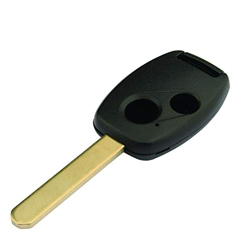 Futheda Guscio Di Ricambio Per Chiave Elettronica, 2 Pulsanti, Compatibile Con Accord Hrv Civic Cr-V Pilot Fit, Con Lama