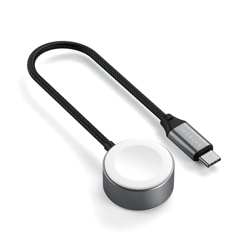 Satechi Cavo Di Ricarica Magnetico Per Apple Watch, Caricabatterie Rapido Da 5 W Per Ultra 2/ Ultra E Serie 9/Se/8/7/6/5/4/3/2/1 E Airpods Pro - 7,5 P