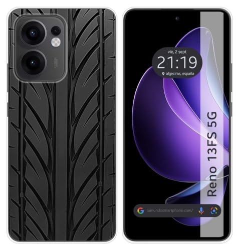 Custodia In Silicone Per Oppo Reno 13Fs 4G / 13 Fs 5G Design Pneumatico Disegni