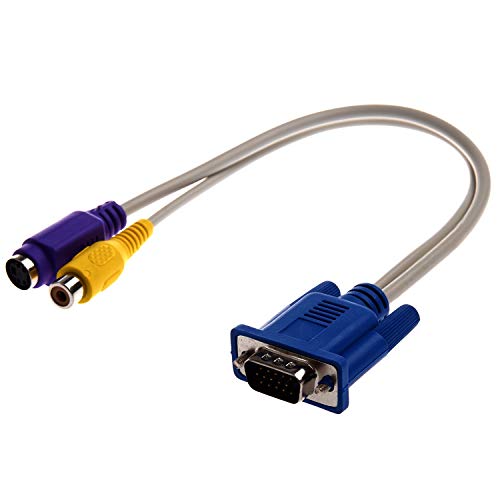 Sctecoau Tv-Out Vga A S-Video/Adattatore