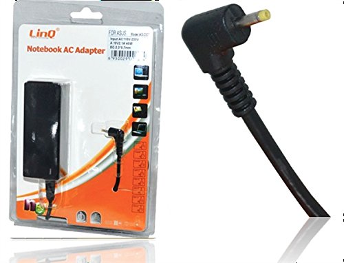 Linq® - Alimentatore Di Rete Per Pc Portatile Asus Eee Pc 1001 1008 1100 1200 Output: 19 V 2,1 A 40 W