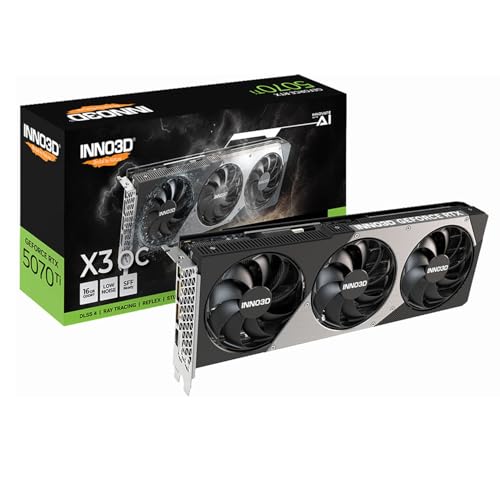 Inno3D Geforce Rtx 5070 Ti X3 Oc 16Gb Gddr7 Reflex 2 Rtx Ai Dlss4
