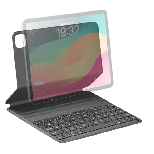Cellularline Custodia Keyboard Case Con Tastiera Wireless Integrata, Layout Italiano Qwerty, Compatibile Con Ipad Fino A 11", Sistema Magnetico, Modal
