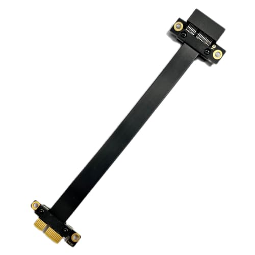 Casstaly 3.0 Pcie X1 Cavo Adattatore 180 ° Scheda Grafica Cavo Di Prolunga Pci-Express Schermato Extender Per Gpu 5Cm Facile Da Usare