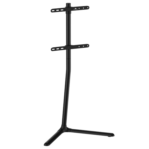 Maclean Supporto Da Pavimento 32" A 70" Fino A 40 Kg | Vesa 200X200-400X400 | Girevole Altezza Regolabile Gestione Dei Cavi | Supporto Tv Per Tv E Mon
