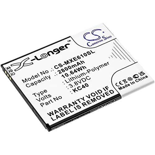 Techtek Batterie 2800Mah Compatibile Con [Lenovo] K10 2019, K10 2019 Global, Xt2025-3, Per [Motorola] Moto E6 Plus, Moto E6S, Xt2025-1, Xt2025-2, Xt20
