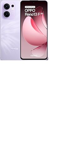 Oppo Reno Reno13 F 5G Ai Smartphone, Tripla Fotocamera 50+8+2Mp, Selfie 32Mp, Display 6.67” 120Hz Amoled Fhd+, 5800Mah, Ram 8Gb(Esp4Gb/6Gb/8Gb)+Rom 25