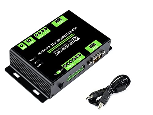 Waveshare Industrial Usb / Rs232 / Ttl To Rs232 / 485 / Ttl Isolated Multi-Bus Converter Adapter Module Adopts Original Ft232Rl For Usb Communication