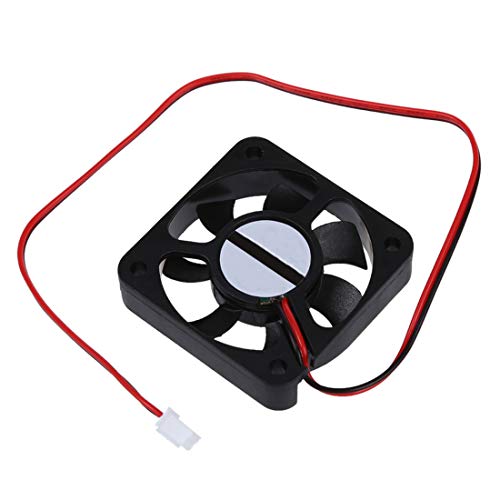 Sctecoau Dc 12V 2 Pin Connettore Spazzole Ventola Di Raffreddamento 50 Mm X 50Mm X 10Mm