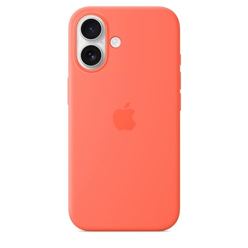 Apple Custodia Magsafe In Silicone Per Iphone 16 - Mandarancio 