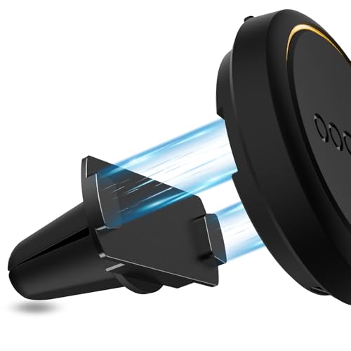 Supmega Supporto Magnetico Per Griglia D'Aria Per Auto Ooono Co-Driver No2, In Metallo Con Magneti Integrati, Compatibile Con Rilevatore Flash Ooono N