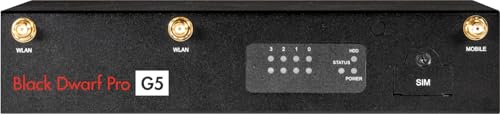 Securepoint Black Dwarf Pro G5 Firewall [Hardware] Desktop 2,83 Gbit/S (Terra Firewall Black Dwarf Pro G5 As A Service Inkl. Securepoint Infinity-Lize