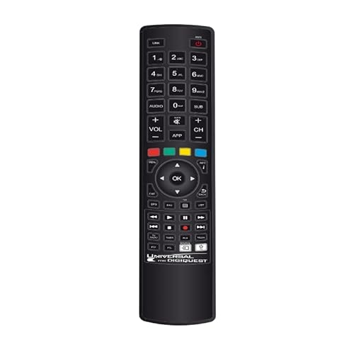 Jolly Line Universal For Digiquest - Telecomando Universale Per Decoder Digiquest + Tv Learning (Funzioni Base). Compatibile Con I Decoder Digiquest