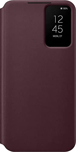 Samsung Smart Clear View Cover (Ee) Borgogna Ef-Zs906Ceegee Per Galaxy S22+ S906