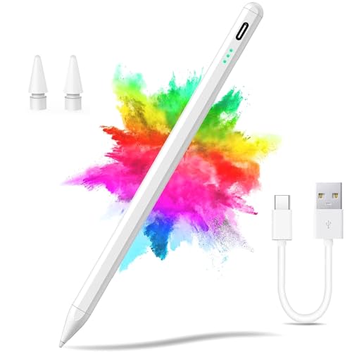 Penna Per Tablet,Stylus Pen Tablet Android,Compatibile Samsung/Vivo/Xiaomi/Huawei/Smartphone/Android/Ios, Penna Touch Tablette Ad Alta Sensibilità E P
