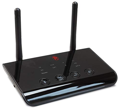 Feintech Abt00102 Trasmettitore Ricevitore Audio Bluetooth 5.0, Aptx Hd Low Latency Toslink Spdif Alimentazione Via Usb