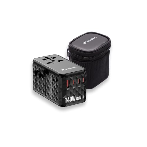 Verbatim Gan Iii Uni.Travel Adap 140W Welt-Zu-Welt Uta-10 32125