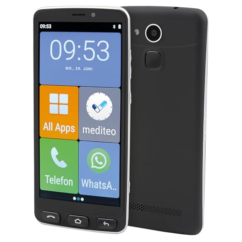 Olympia Neo 16 Gb Smartphone Per Anziani | Rappresentazione Extra Large | Compatibile Con Apparecchi Acustici | Tasto Di Emergenza | Display Da 5,5" |