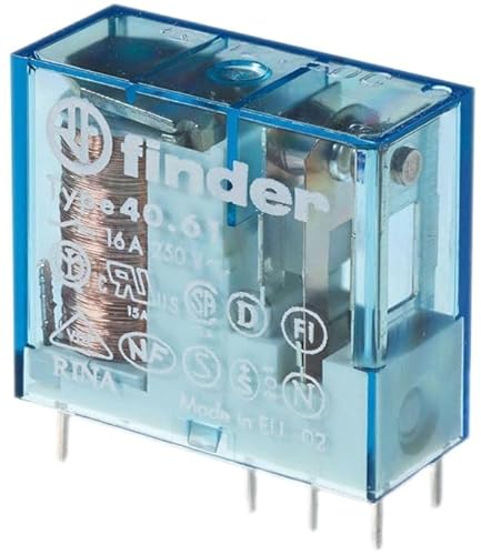 Finder 40.61.7.024.1000 Relè 250 V/Ac, 400 V/Ac 1 Pz.