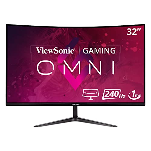 Viewsonic - Lfd Vx3219-Pc-Mhd - Monitor Led - Curvo - 32" - 1920 X 1080 Full Hd (1080P) @ 240 Hz - Va - 300 Cd/M² - 4000:1-1 Ms - Hdmi, Displayport -