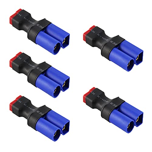 Boladge 5-Pack Adattatore Di Connettore Femmina Spina T Deans A Connettore Maschio Ec5 Per Batteria Rc Lipo