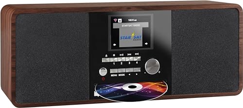 Radio Imperial Dabman I200 Cd/Internet/Dab/Dab + / Fm ÓPtica De Madera