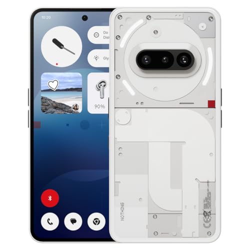 Nothing Phone (3A) 128 Gb - Smartphone Con Fotocamera Anteriora Da 32 Mp, Ultra Zoom 30X, Ricarica Rapida A 50W E 6.77" Display Amoled Flessibile Fhd+
