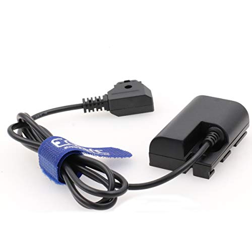 Eonvic D-Tap A Lp-E6 Fittizio Adattatore Batteria Cavo Di Alimentazione Per Smallhd 501/502 702 Monitor (Linea Retta)