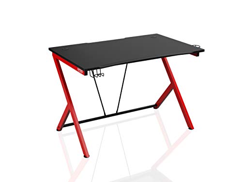Nitro-Concepts Scrivania Gamer D12 (Nero/Rosso)