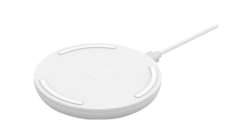Belkin Tappetino Di Ricarica Wireless Boostcharge Da 10 W (Caricabatteria Wireless A Ricarica Rapida Con Certificazione Qi Per Dispositivi Iphone, Sam