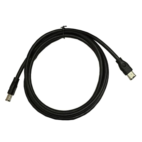 Casstaly Firewire Nero Da 1,8 M Ieee 1394 Firewire 400 A Firewire 400 Da 6 Pin A 6 Pin Durevole Facile Da Usare