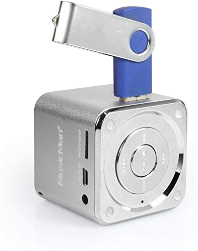 Altoparlante Portatile Musicman Mini Soundstation - Lettore Mp3, Usb, Supporto Per Scheda Microsd, 5 Ore Di Riproduzione Batteria Ricaricabile - Perfe
