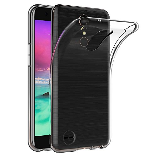 Custodia Per Lg K10 2017 (5,3 Pollici) Maijin Morbido Tpu Cover Cristallo Di Rocca Trasparente Anti Scivolo Protezione Posteriore Cover