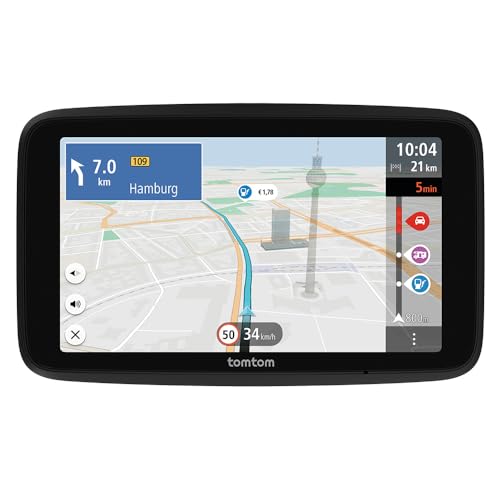 Tomtom Navigatore Per Camper E Roulotte Go Camper Tour (Schermo Da 6", Pdi Per Camper, Aggiornamenti Wi-Fi, Tomtom Traffic, 6 Mesi Di Avvisi Autovelox
