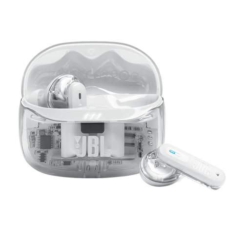 Jbl Tune Beam Ghost 2 Auricolari Bluetooth True Wireless Con Cancellazione Del Rumore, 48 Ore Di Autonomia, Resistenti Ad Acqua E Polvere Ip54, Design