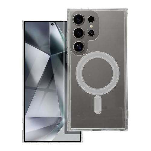 Tumundosmartphone Custodia Magnetica Trasparente Per Samsung Galaxy S25 Ultra 5G